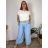 Elegant trousers with belt for women (S/M/L ONE SIZE) ITALIAN FASHION IM425057 -   black -   52/54