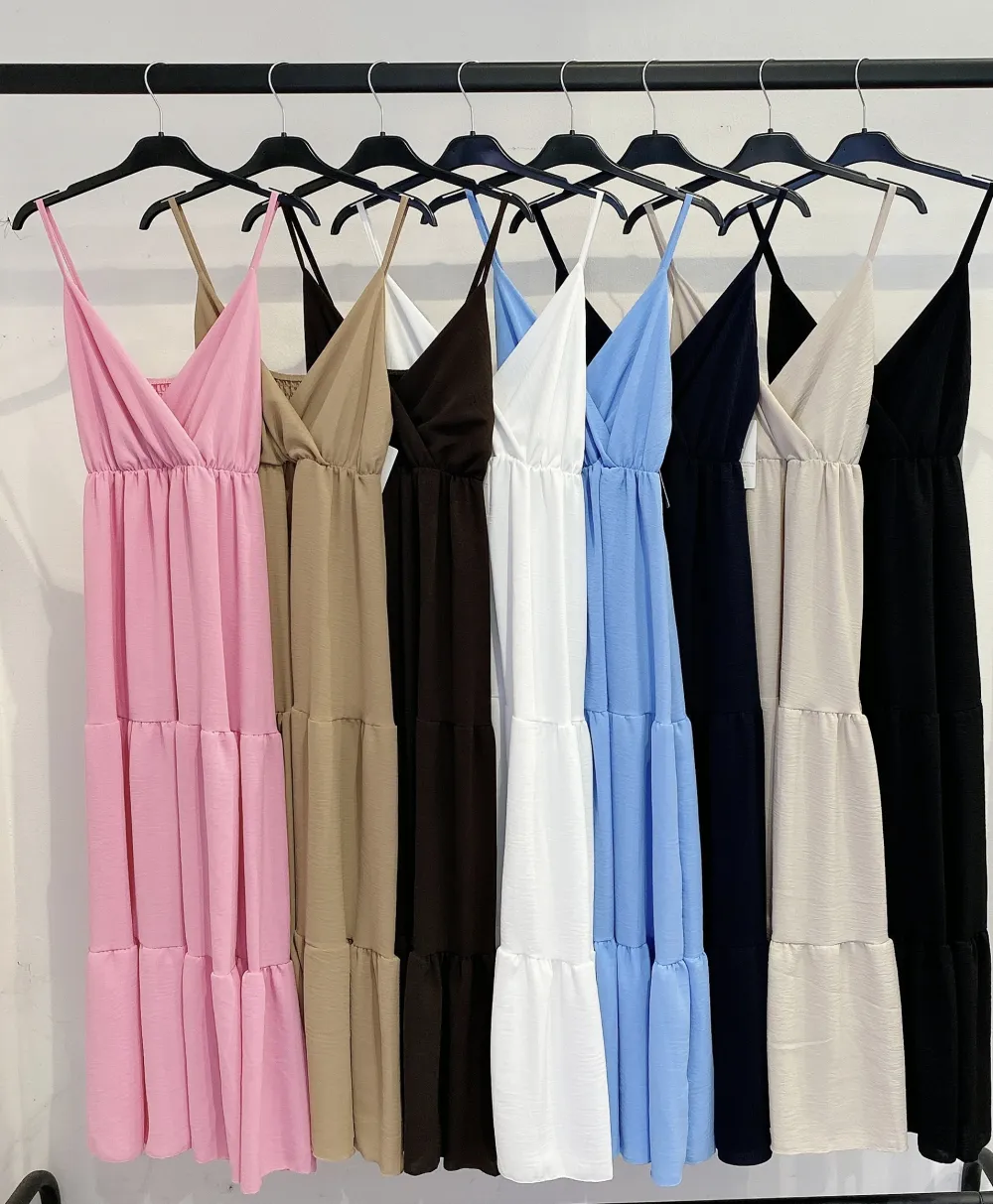 Women's long strapless sequin party dress (S/M ONE SIZE) ITALIAN FASHION IMPMD2360600