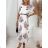 Women's short sleeve summer casual dress (S/M/L ONE SIZE) ITALIAN FASHION IMWGB25022