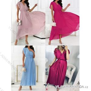 Women's short sleeve summer casual dress (S/M/L ONE SIZE) ITALIAN FASHION IMWGB25022
