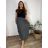 Women's Warm Long Sleeve Dress (L / XL ONE SIZE) ITALIAN FASHION IM421MIA