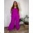 Long sleeveless Carmen overalls for women, oversized (42/44/46 ONE SIZE) ITALIAN FASHION IM425322