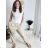 Elegant trousers with belt for women (S/M/L ONE SIZE) ITALIAN FASHION IM425057