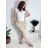Elegant trousers with belt for women (S/M/L ONE SIZE) ITALIAN FASHION IM425057