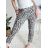 Women's long leather pants (S/M ONE SIZE) ITALIAN FASHION IMPLI2312199 beige S / M / L