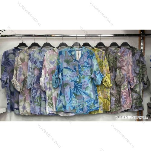 Women's Long Sleeve Knitted Sweater (S/M ONE SIZE) ITALIAN FASHION IMWDT23005