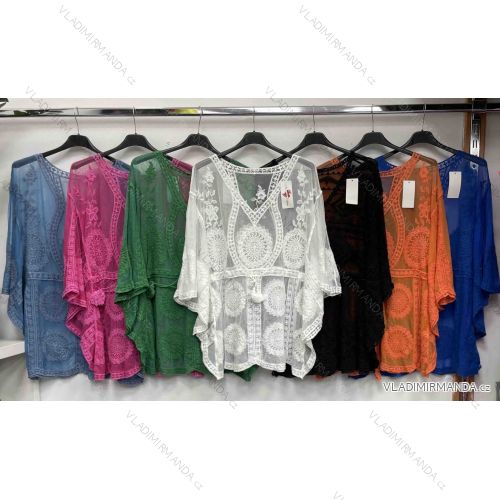 Women's Long Sleeve Knitted Sweater (S/M ONE SIZE) ITALIAN FASHION IMWDT23005