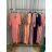 Long Jumpsuit with Pendant 3/4 Long Sleeve Women's Plus Size (50-58) ITALIAN FASHION IMWEC24016