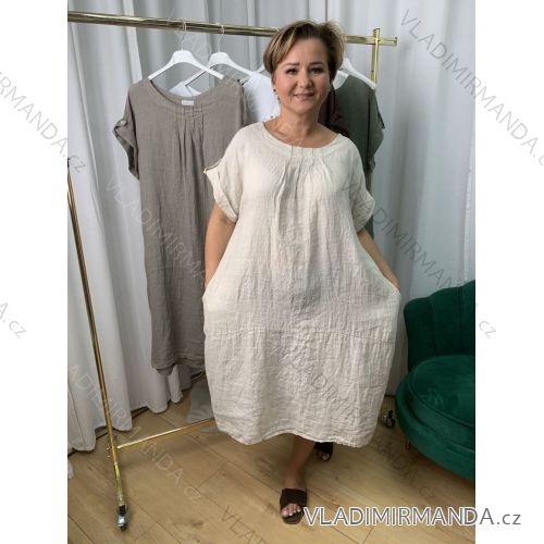 Women's Long Sleeve Shirt Dress (S/M ONE SIZE) ITALIAN FASHION IMWD232607