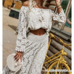 Long summer Spanish dress, long sleeve, women's, oversized (42/44/46 ONE SIZE) ITALIAN FASHION IMWCP25166