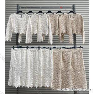 Long summer Spanish dress, long sleeve, women's, oversized (42/44/46 ONE SIZE) ITALIAN FASHION IMWCP25166