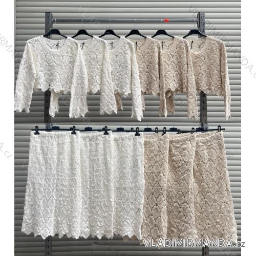 Long summer Spanish dress, long sleeve, women's, oversized (42/44/46 ONE SIZE) ITALIAN FASHION IMWCP25166