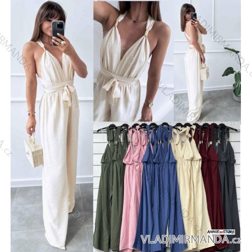 Women's Long Chiffon Short Sleeve Dress (S/M ONE SIZE) ITALIAN FASHION IMWGS231048