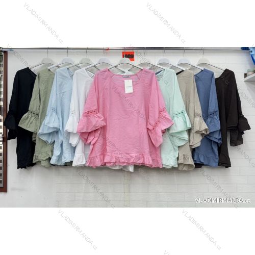 Women's Long Chiffon Short Sleeve Dress (S/M ONE SIZE) ITALIAN FASHION IMWGS231048