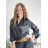 Women's Tunic Shirt Satin Long Sleeve (S/M ONE SIZE) ITALIAN FASHION IMM24M2122