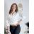 Women's Tunic Shirt Satin Long Sleeve (S/M ONE SIZE) ITALIAN FASHION IMM24M2122