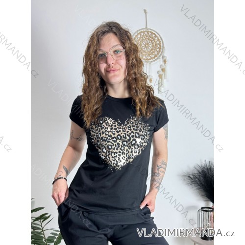 Women's short sleeve T-shirt (S/M/L ONE SIZE) ITALIAN FASHION IMPLI2550873-2