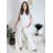 Elegant trousers with belt for women (S/M/L ONE SIZE) ITALIAN FASHION IM425057