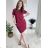 Classic dress with pockets, short sleeves, women's TERESA (40/42/44 ONE SIZE) ITALIAN FASHION IMC25188