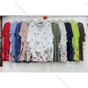 Women's Long Chiffon Short Sleeve Dress (S/M ONE SIZE) ITALIAN FASHION IMWGS231048