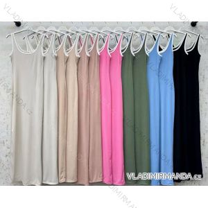 Carmen summer chiffon summer dress (S / M ONE SIZE) ITALIAN FASHION IMWA222561