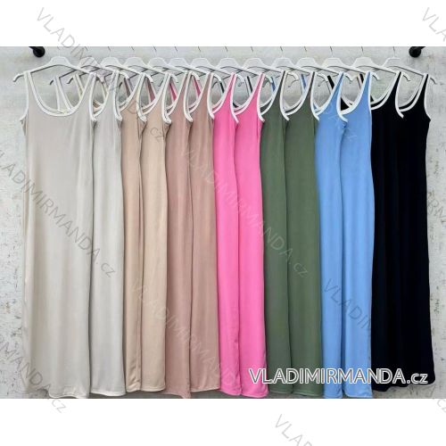 Carmen summer chiffon summer dress (S / M ONE SIZE) ITALIAN FASHION IMWA222561