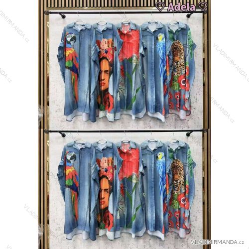 Carmen summer chiffon summer dress (S / M ONE SIZE) ITALIAN FASHION IMWA222561