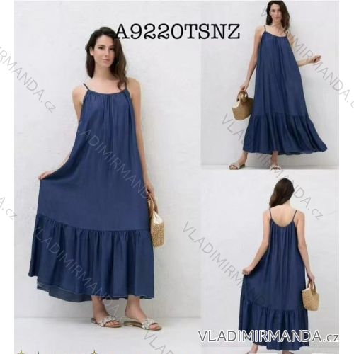 Carmen summer chiffon summer dress (S / M ONE SIZE) ITALIAN FASHION IMWA222561