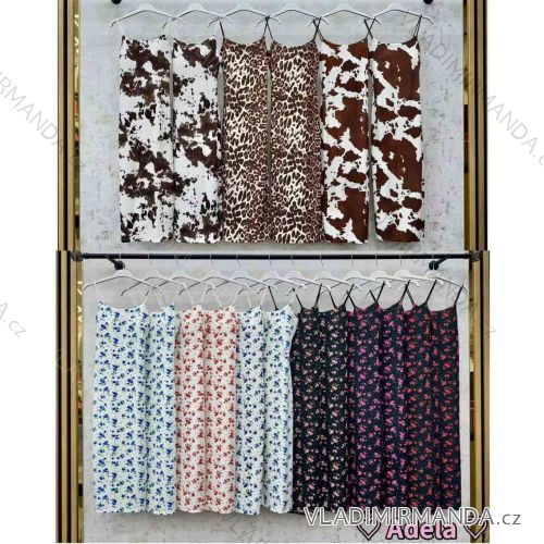 Carmen summer chiffon summer dress (S / M ONE SIZE) ITALIAN FASHION IMWA222561