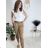 Elegant trousers with belt for women (S/M/L ONE SIZE) ITALIAN FASHION IM425030