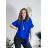 Women's tunic extended short sleeve (UNI S-M) SWEETISIMA ITALIAN FASHION IMD20069 white
