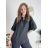 Women's Long Sleeve Knitted Turtleneck Sweater (S/M ONE SIZE) ITALIAN FASHION IM323001 -   black -   48/50