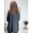 Women's Long Sleeve Knitted Turtleneck Sweater (S/M ONE SIZE) ITALIAN FASHION IM323001 -   black -   48/50