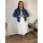 Denim jacket women's plus size (2XL-6XL) MOON GIRL SUN24GYD1892/DUR 3XL blue