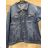 Women's denim jeans jacket (2XL-6XL) MOON GIRL SUN24GYD1892 blue 6XL