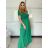 Short summer long sleeve women's dress, oversized (54/56/58 ONE SIZE) ITALIAN FASHION IM425070