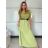Short summer long sleeve women's dress, oversized (54/56/58 ONE SIZE) ITALIAN FASHION IM425070