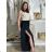 Women's 3/4 long sleeve shirt dress (XS/S/M ONE SIZE) ITALIAN FASHION IMD25030