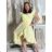 Women's short sleeve summer casual dress (S/M/L ONE SIZE) ITALIAN FASHION IMWGB25022