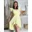 Women's short sleeve summer casual dress (S/M/L ONE SIZE) ITALIAN FASHION IMWGB25022
