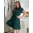 Long casual short sleeve women's dress, oversized (42/44/46 ONE SIZE) ITALIAN FASHION IMD2525370 -   růžová světlá -   S / M / L