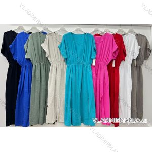 Elegant trousers with belt for women (S/M/L ONE SIZE) ITALIAN FASHION IM425057