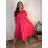 Women's Oversized Knitted Long Sleeve Sweater (S/M ONE SIZE) ITALIAN FASHION IMSN2416125 -   blue denim -