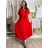 Women's Long Chiffon Short Sleeve Dress (S/M ONE SIZE) ITALIAN FASHION IMWGS231048