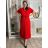 Women's Long Chiffon Short Sleeve Dress (S/M ONE SIZE) ITALIAN FASHION IMWGS231048