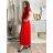 Women's Long Chiffon Short Sleeve Dress (S/M ONE SIZE) ITALIAN FASHION IMWGS231048
