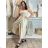 Elegant trousers with belt for women (S/M/L ONE SIZE) ITALIAN FASHION IM425057 S / M / L Royal blue