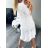 Sleeveless summer dress for women (uni sm) ITALIAN FASHION IMD20550 white XL/2XL