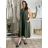 Women's summer short sleeve dress (44/46/48 ONE SIZE) ITALIAN FASHION IM424287