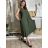 Women's summer short sleeve dress (44/46/48 ONE SIZE) ITALIAN FASHION IM424287
